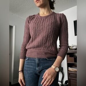 TNA Greyed Lilac Sweater